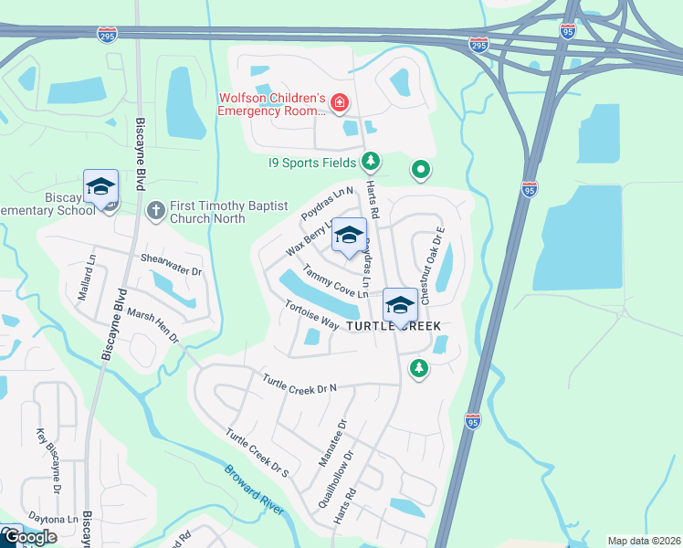 map of restaurants, bars, coffee shops, grocery stores, and more near 838 Poydras Lane West in Jacksonville