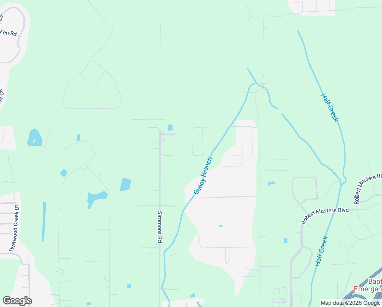 map of restaurants, bars, coffee shops, grocery stores, and more near 11899 Simmons Road in Jacksonville
