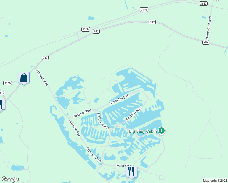 map of restaurants, bars, coffee shops, grocery stores, and more near 47 Deer Ridge in Cleveland