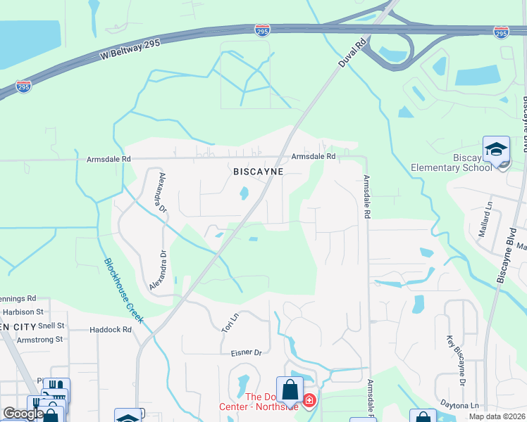 map of restaurants, bars, coffee shops, grocery stores, and more near 12006 Sea Grove Place in Jacksonville