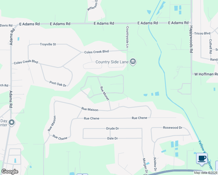 map of restaurants, bars, coffee shops, grocery stores, and more near 13148 Rue Merlot in Ponchatoula