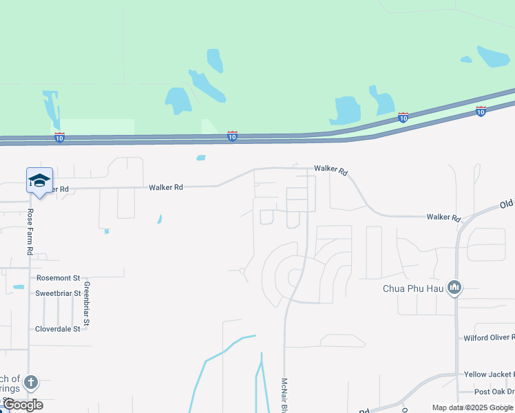 map of restaurants, bars, coffee shops, grocery stores, and more near 7600 Shell Rd in Ocean Springs