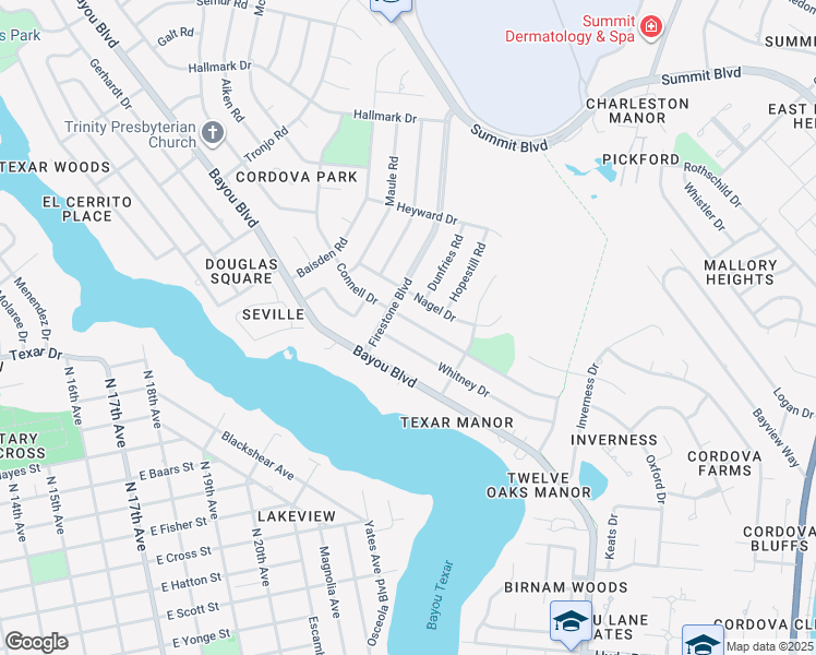 map of restaurants, bars, coffee shops, grocery stores, and more near 782 Connell Drive in Pensacola