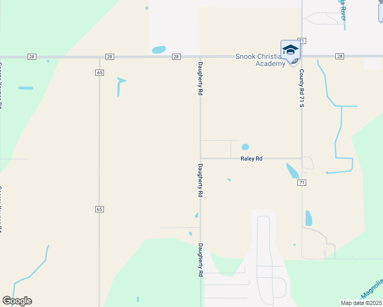 map of restaurants, bars, coffee shops, grocery stores, and more near 15555 Daugherty Road in Foley