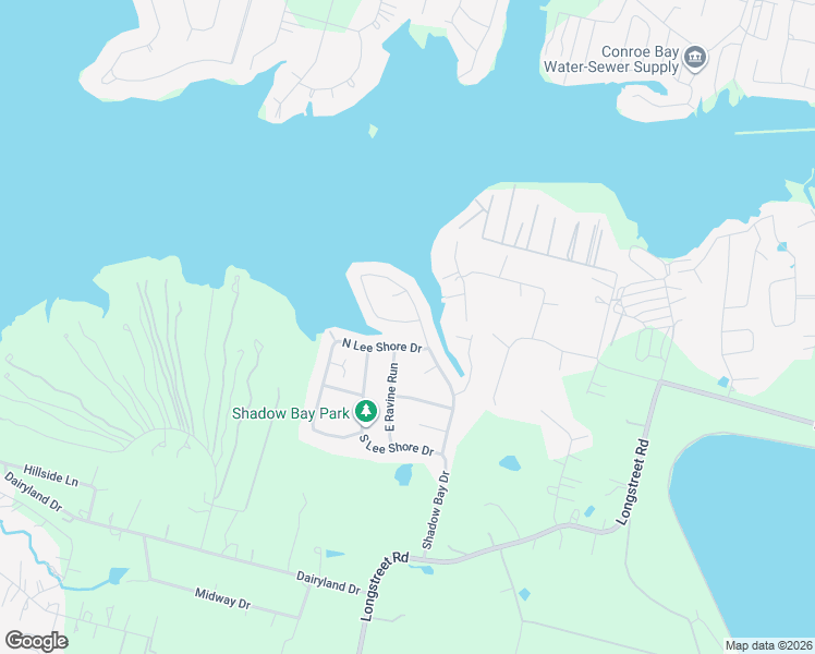 map of restaurants, bars, coffee shops, grocery stores, and more near 14185 Shadow Bay Drive in Willis