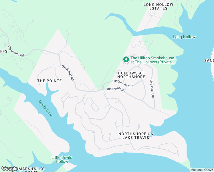 map of restaurants, bars, coffee shops, grocery stores, and more near 7500 Lantern View Drive in Jonestown
