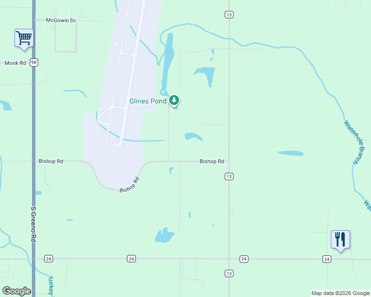 map of restaurants, bars, coffee shops, grocery stores, and more near 8742-8746 Bishop Road in Fairhope