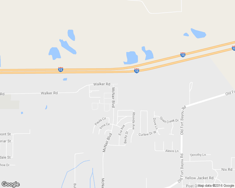 map of restaurants, bars, coffee shops, grocery stores, and more near 2501 Gladioulus Street in Ocean Springs