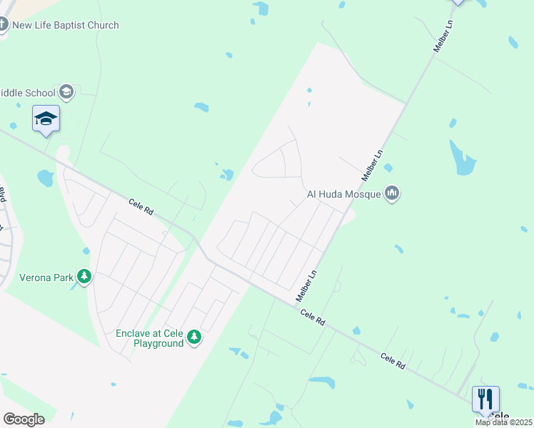 map of restaurants, bars, coffee shops, grocery stores, and more near 17736 Zinfandel Drive in Pflugerville