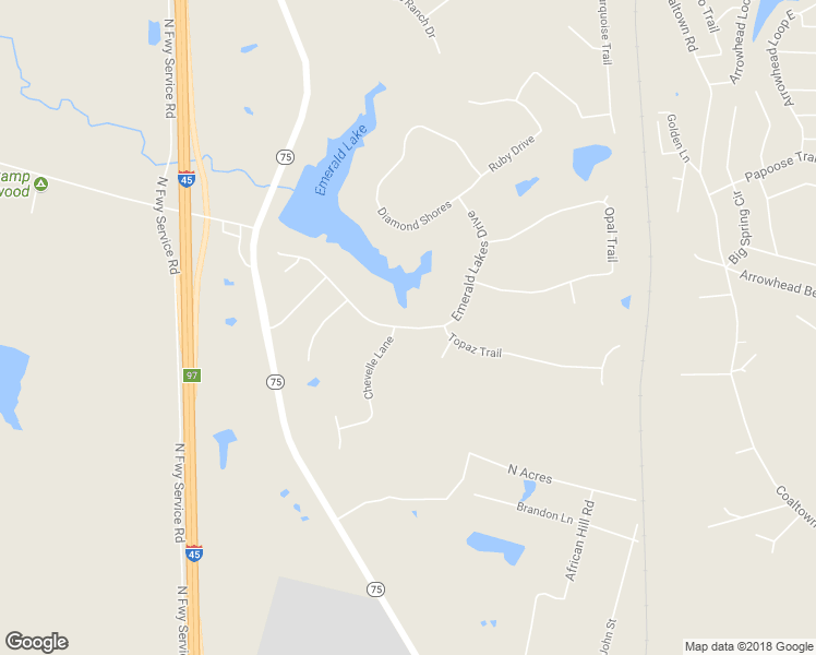 map of restaurants, bars, coffee shops, grocery stores, and more near 1561 Emerald Lakes Drive in Willis