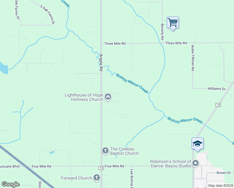 map of restaurants, bars, coffee shops, grocery stores, and more near 11495 Argyle Rd in Mobile