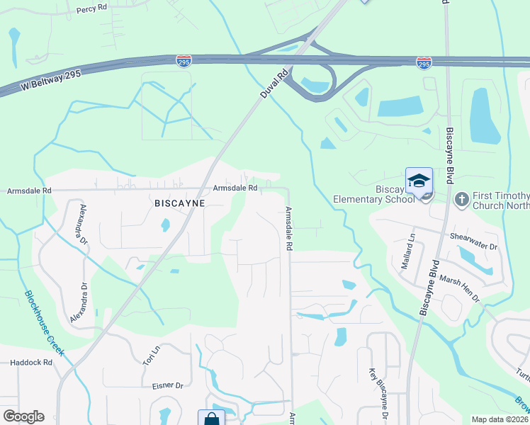 map of restaurants, bars, coffee shops, grocery stores, and more near 12076 Chester Creek Road in Jacksonville