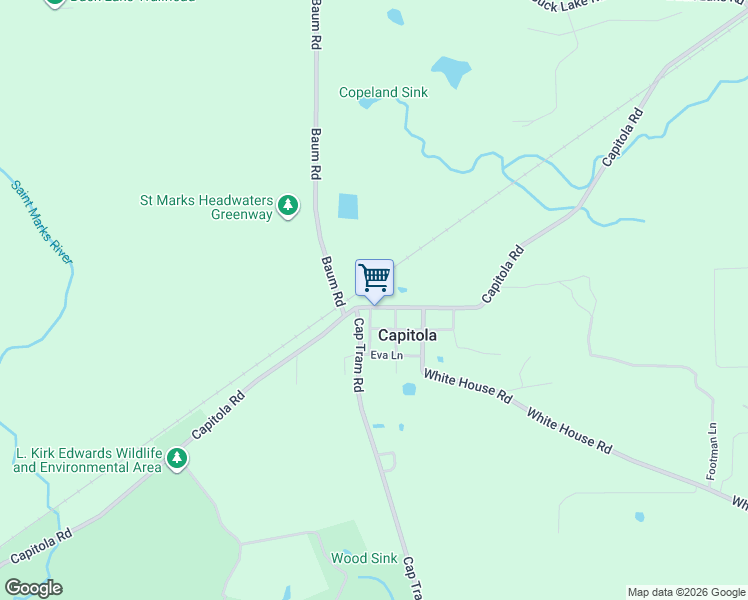 map of restaurants, bars, coffee shops, grocery stores, and more near 880 Long Branch Ln in Tallahassee