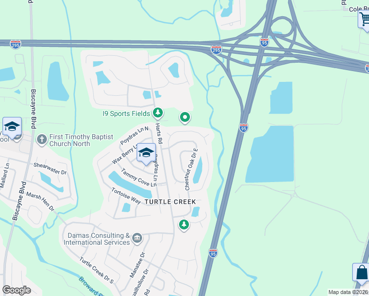 map of restaurants, bars, coffee shops, grocery stores, and more near 11742 Chestnut Oak Drive North in Jacksonville
