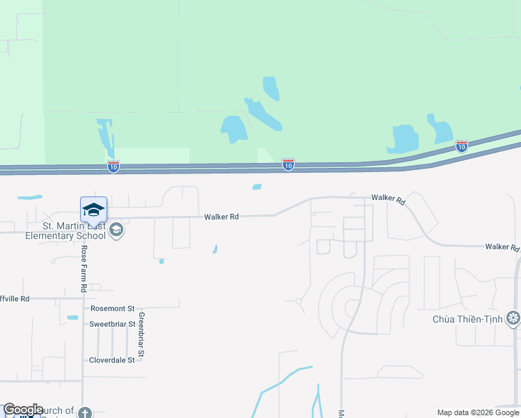 map of restaurants, bars, coffee shops, grocery stores, and more near 12600 Walker Road in Ocean Springs