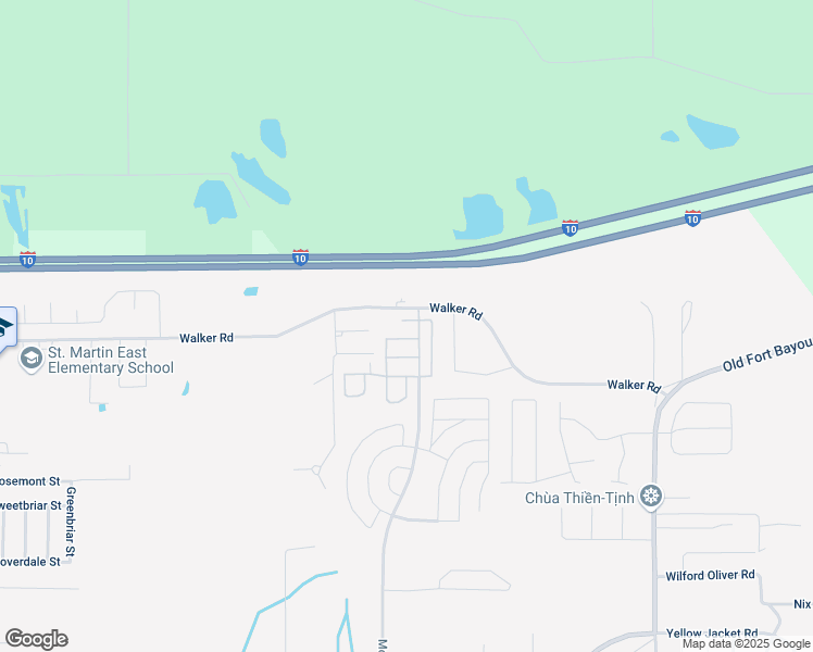 map of restaurants, bars, coffee shops, grocery stores, and more near 2516 Esplanade Street in Ocean Springs