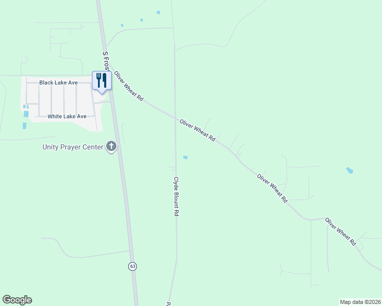 map of restaurants, bars, coffee shops, grocery stores, and more near 26701 Oliver Wheat Road in Livingston