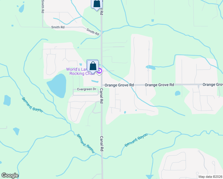 map of restaurants, bars, coffee shops, grocery stores, and more near 17520 Orange Grove Rd in Gulfport