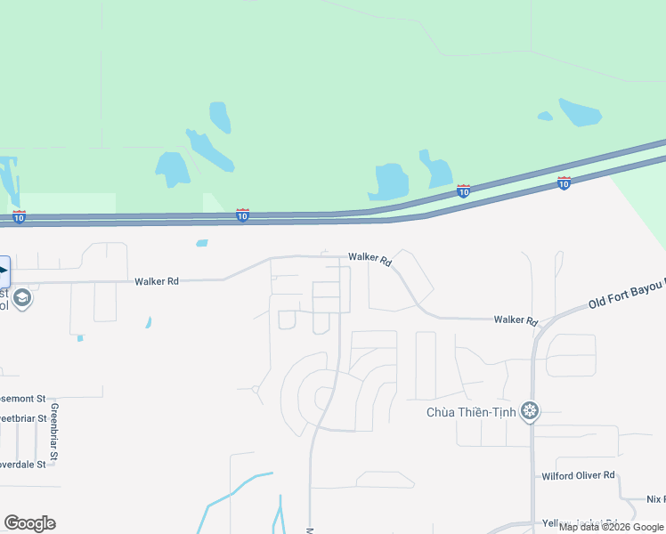 map of restaurants, bars, coffee shops, grocery stores, and more near 2409 Felicity Street in Ocean Springs