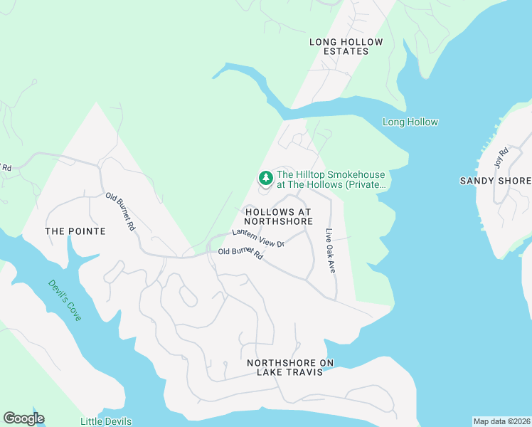 map of restaurants, bars, coffee shops, grocery stores, and more near 17804 Maritime Point in Jonestown