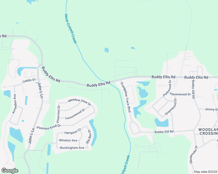map of restaurants, bars, coffee shops, grocery stores, and more near 12150 Buddy Ellis Road in Denham Springs
