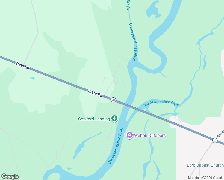 map of restaurants, bars, coffee shops, grocery stores, and more near 92 Howell Bluff Road in Bruce