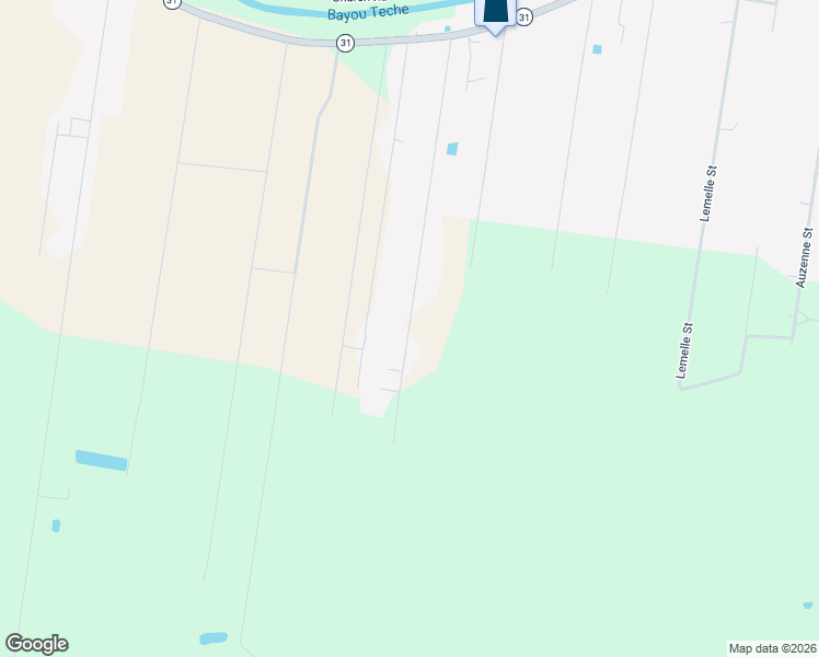 map of restaurants, bars, coffee shops, grocery stores, and more near Marcel St in Opelousas