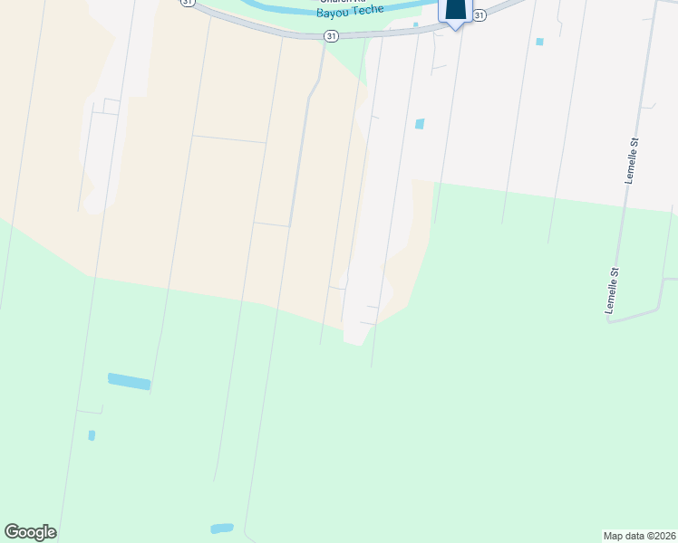 map of restaurants, bars, coffee shops, grocery stores, and more near 367 Euzebe Road in Arnaudville