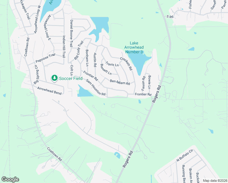 map of restaurants, bars, coffee shops, grocery stores, and more near 3984 Frontier Road in Willis