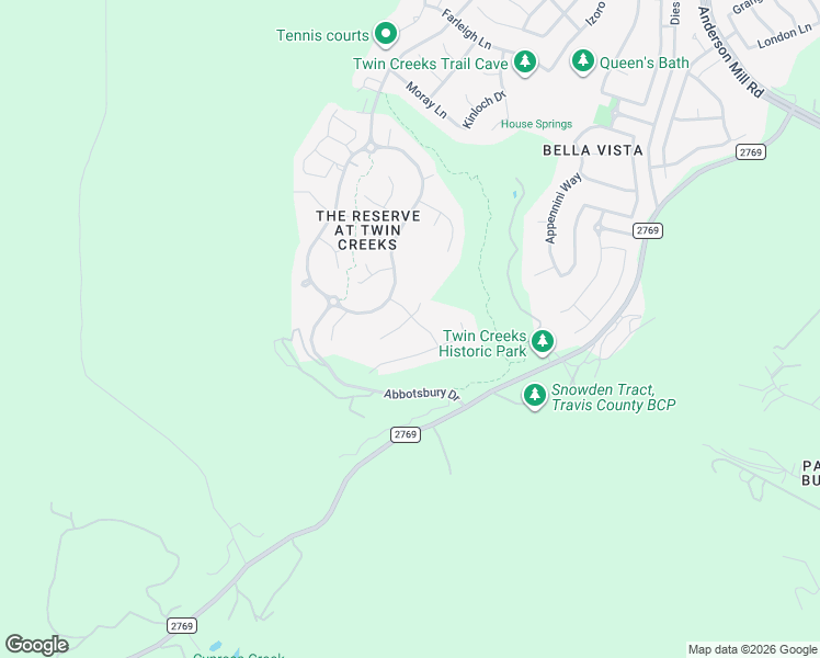 map of restaurants, bars, coffee shops, grocery stores, and more near 3302 Sky Ridge Lane in Cedar Park