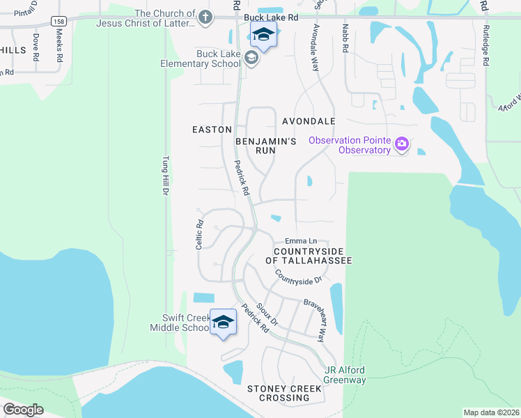 map of restaurants, bars, coffee shops, grocery stores, and more near 1367 Devonshire Drive in Tallahassee
