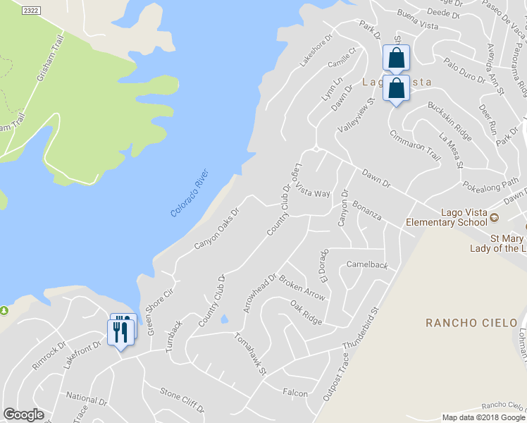 map of restaurants, bars, coffee shops, grocery stores, and more near 21009 Seminole Drive in Leander