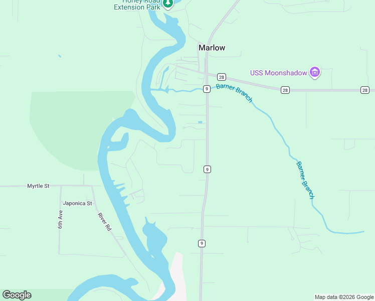 map of restaurants, bars, coffee shops, grocery stores, and more near 15623 Juniper Ln in Summerdale