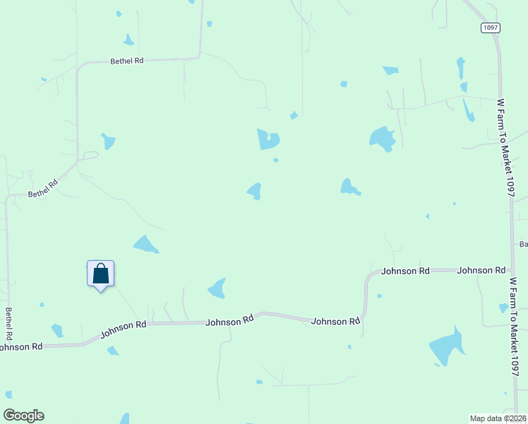 map of restaurants, bars, coffee shops, grocery stores, and more near Johnson Road in Montgomery