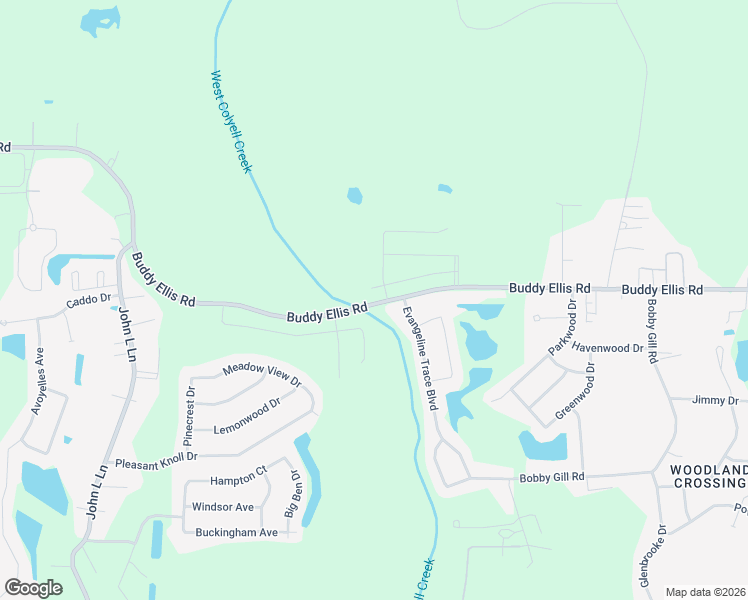 map of restaurants, bars, coffee shops, grocery stores, and more near 12150 Buddy Ellis Road in Denham Springs