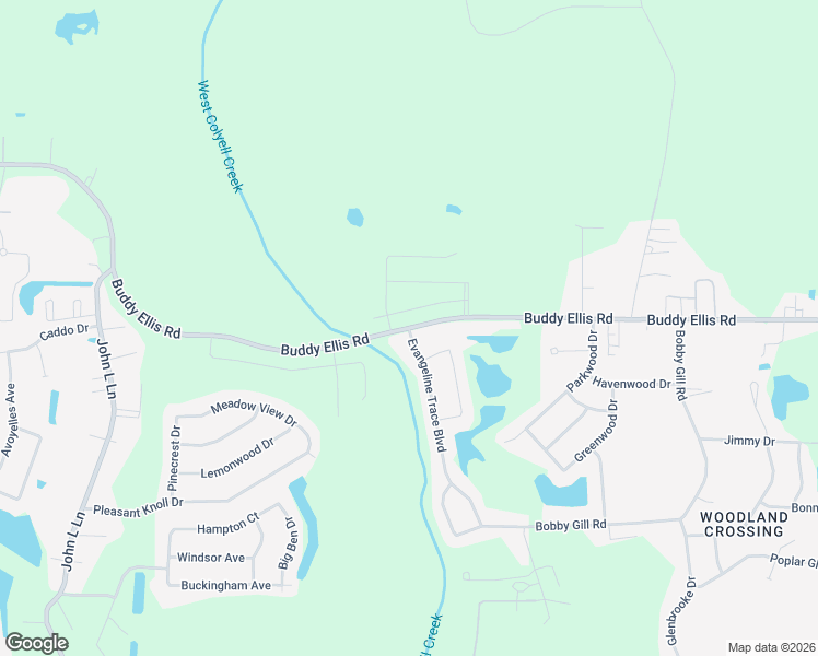 map of restaurants, bars, coffee shops, grocery stores, and more near 12483 Buddy Ellis Road in Denham Springs