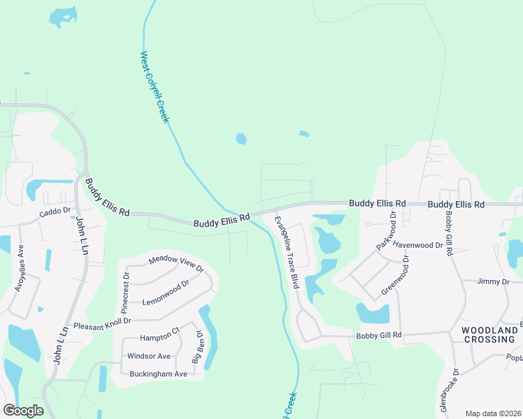 map of restaurants, bars, coffee shops, grocery stores, and more near 12483-12521 Buddy Ellis Road in Denham Springs