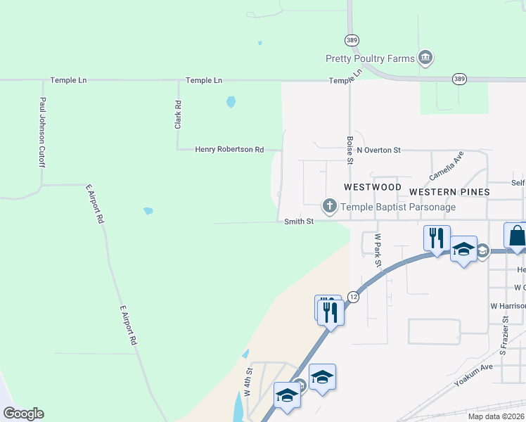 map of restaurants, bars, coffee shops, grocery stores, and more near 923 N Henry Robertson Rd in DeQuincy