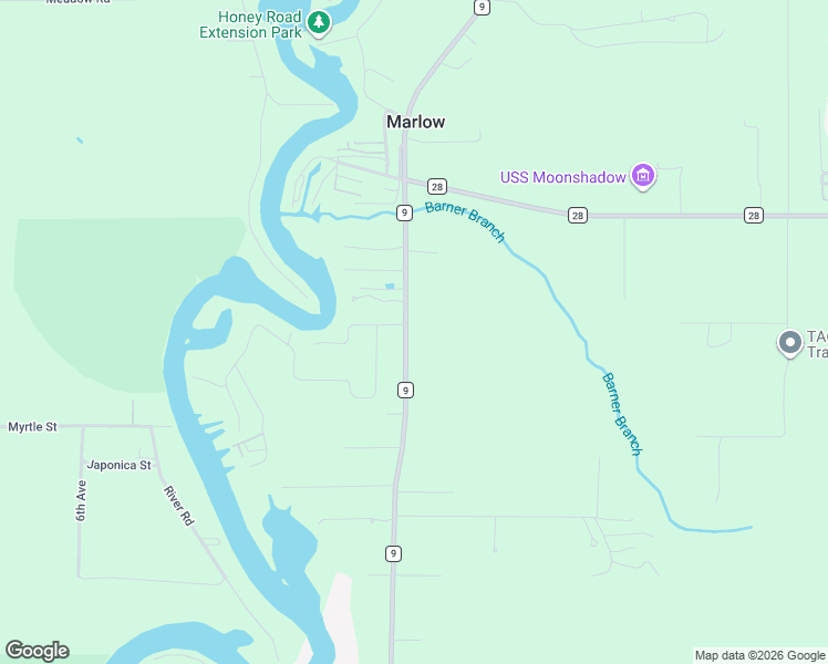 map of restaurants, bars, coffee shops, grocery stores, and more near 15854-15914 County Road 9 in Summerdale