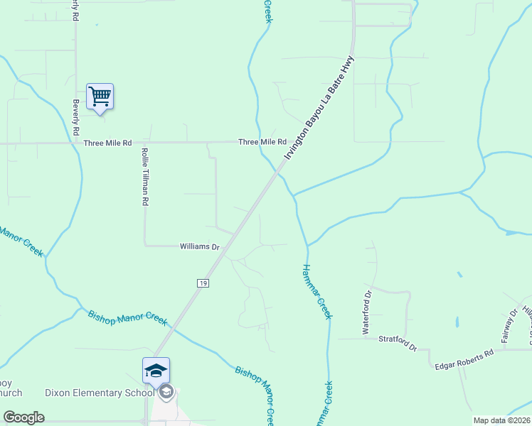 map of restaurants, bars, coffee shops, grocery stores, and more near 11365 Johnson Alley in Irvington
