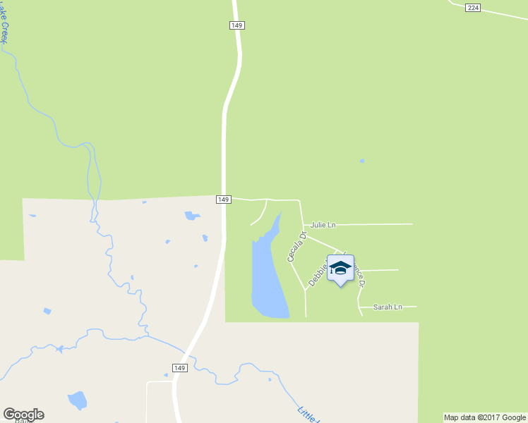 map of restaurants, bars, coffee shops, grocery stores, and more near 14300 Circle Drive in Montgomery