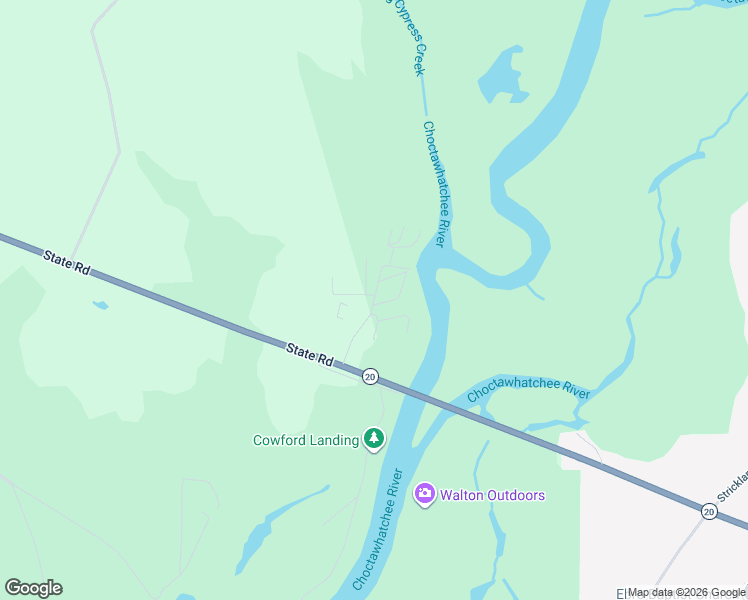 map of restaurants, bars, coffee shops, grocery stores, and more near Howell Bluff Road in Walton County