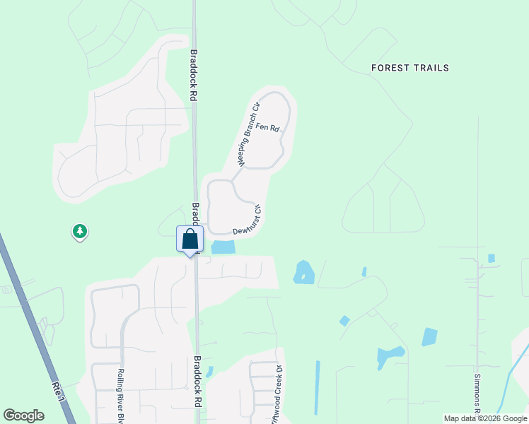 map of restaurants, bars, coffee shops, grocery stores, and more near 12462 Dewhurst Circle in Jacksonville