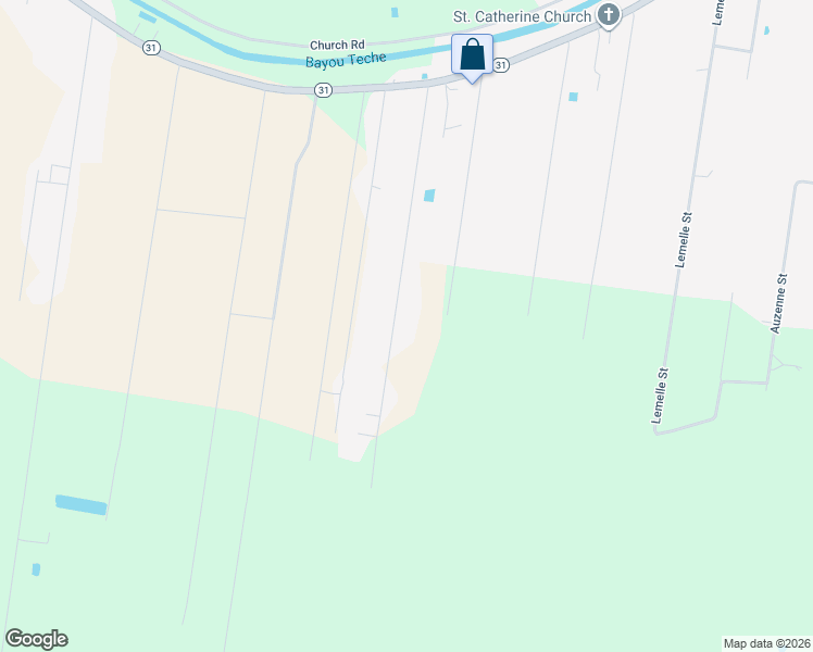 map of restaurants, bars, coffee shops, grocery stores, and more near 403 Marcel Street in Opelousas