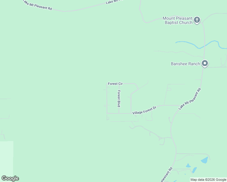 map of restaurants, bars, coffee shops, grocery stores, and more near 14347 Forest Boulevard in Montgomery