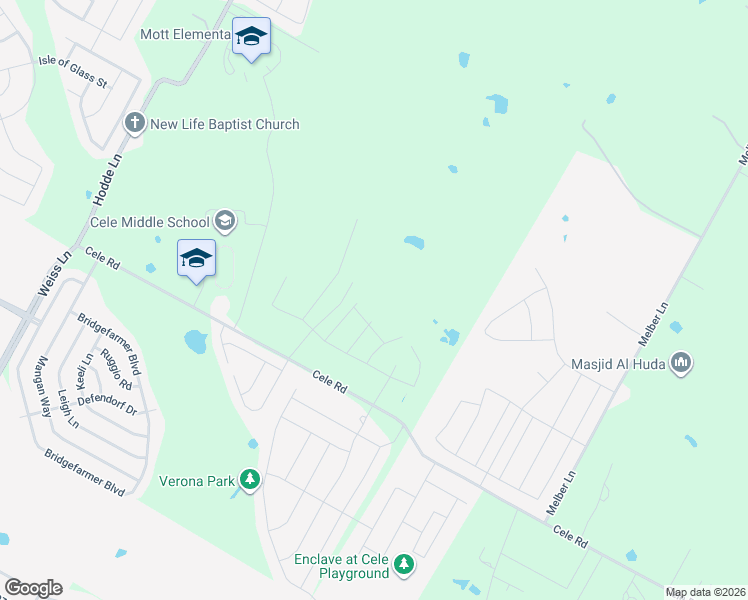 map of restaurants, bars, coffee shops, grocery stores, and more near 6908 Cele Road in Pflugerville