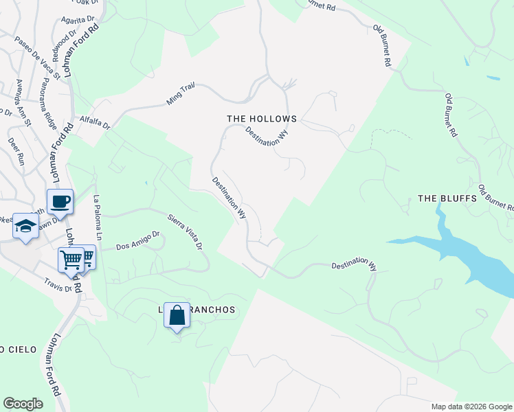 map of restaurants, bars, coffee shops, grocery stores, and more near 6808 Liberty Grotto Court in Leander