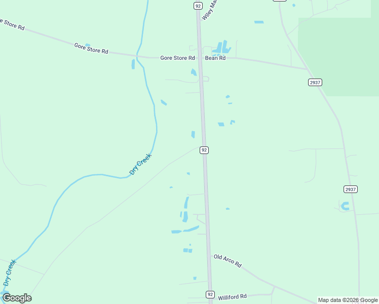 map of restaurants, bars, coffee shops, grocery stores, and more near 7611 Old Kountze Road in Silsbee