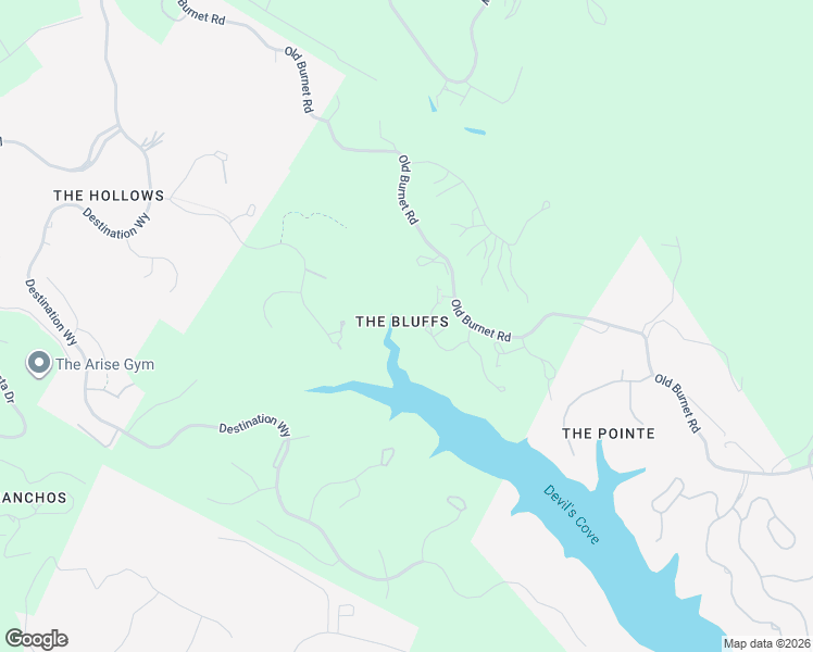 map of restaurants, bars, coffee shops, grocery stores, and more near 18845 Hidden Ridge Place in Jonestown