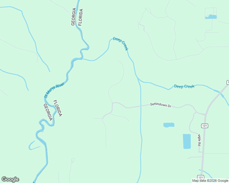 map of restaurants, bars, coffee shops, grocery stores, and more near Bullock Bluff Road in Bryceville